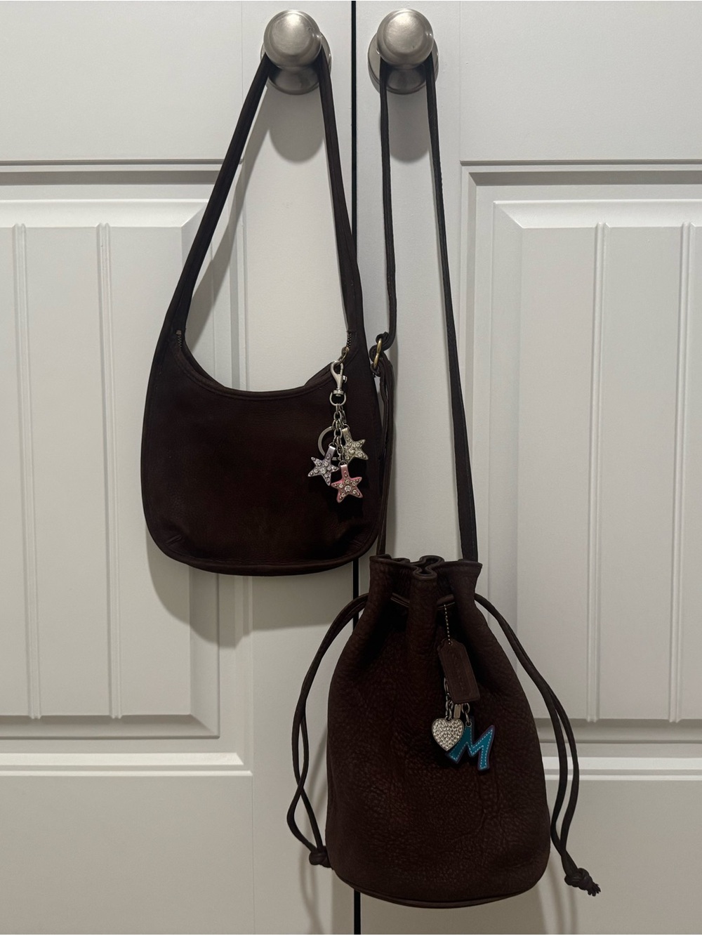Vintage Coach Nubuck Ergo & 1994 drawstring BUNDLE